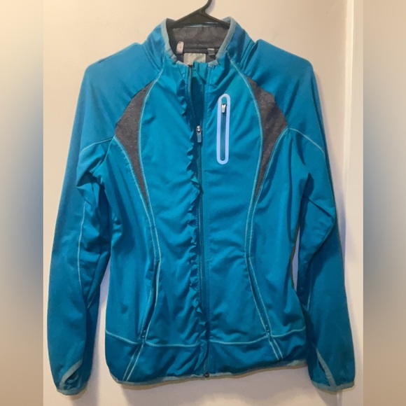Athleta Prevail Ruffle Running Jacket Small - Picture 1 of 6